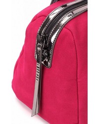 fuchsia Shopper Tasche aus Leder von MERCH MASHIAH