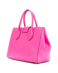 fuchsia Shopper Tasche aus Leder von Furla