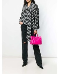 fuchsia Shopper Tasche aus Leder von Balenciaga
