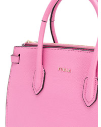 fuchsia Shopper Tasche aus Leder von Furla