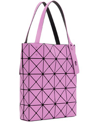 fuchsia Shopper Tasche aus Leder von Bao Bao Issey Miyake