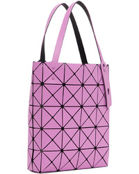 fuchsia Shopper Tasche aus Leder von Bao Bao Issey Miyake