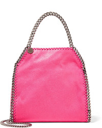 fuchsia Shopper Tasche aus Leder von Stella McCartney