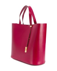 fuchsia Shopper Tasche aus Leder von Sophie Hulme