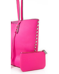 fuchsia Shopper Tasche aus Leder von Rebecca Minkoff