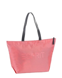 fuchsia Shopper Tasche aus Segeltuch von Esprit