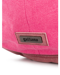 fuchsia Shopper Tasche aus Segeltuch von John Galliano