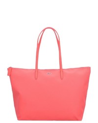 fuchsia Shopper Tasche aus Segeltuch von Lacoste