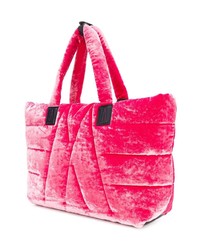fuchsia Shopper Tasche aus Segeltuch von Moncler