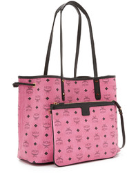 fuchsia Shopper Tasche aus Segeltuch von MCM