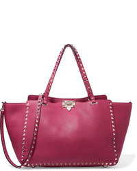 fuchsia Shopper Tasche mit Reliefmuster von Valentino