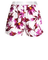 fuchsia Shorts mit Blumenmuster von Samsøe & Samsøe