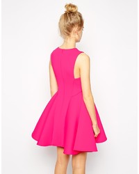 fuchsia Skaterkleid von Asos