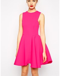 fuchsia Skaterkleid von Asos