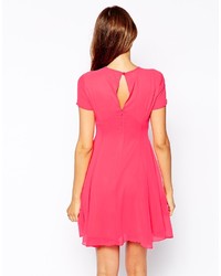 fuchsia Skaterkleid von Elise Ryan