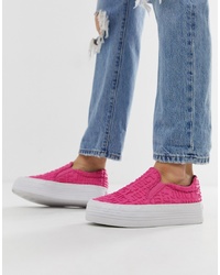 fuchsia Slip-On Sneakers von Juicy Couture