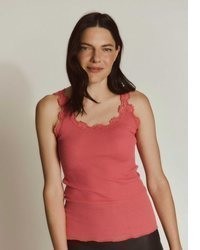 fuchsia Spitze Bluse von Rosemunde