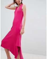 fuchsia Strick Kleid von Asos