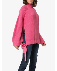 fuchsia Strick Oversize Pullover von Ellery