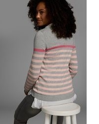 fuchsia Strick Pullover von AJC