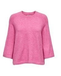 fuchsia Strick Pullover von Only
