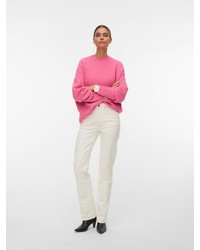 fuchsia Strick Pullover von Vero Moda