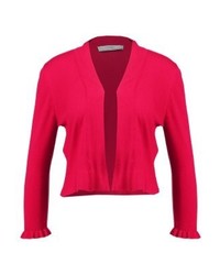 fuchsia Strickjacke mit einer offenen Front von Wallis