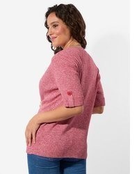 fuchsia Strickjacke mit einer offenen Front von Witt