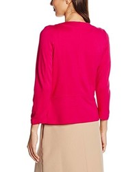 fuchsia Strickjacke von More & More