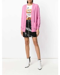 fuchsia Strickjacke von Moschino