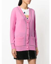 fuchsia Strickjacke von Moschino