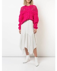 fuchsia Strickpullover von Prabal Gurung