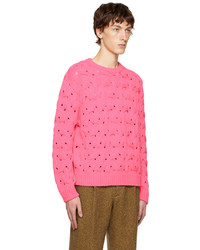 fuchsia Strickpullover von Solid Homme