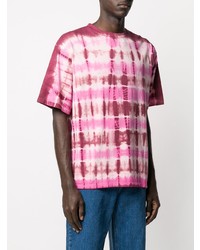 fuchsia Mit Batikmuster T-Shirt mit einem Rundhalsausschnitt von Isabel Marant