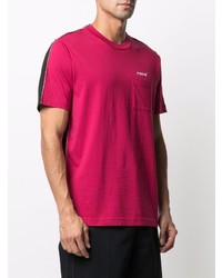 fuchsia T-Shirt mit einem Rundhalsausschnitt von Marni