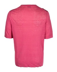 fuchsia T-Shirt mit einem Rundhalsausschnitt von Ballantyne
