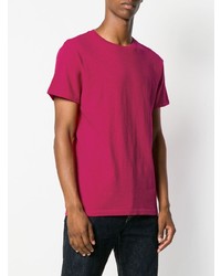 fuchsia T-Shirt mit einem Rundhalsausschnitt von Closed