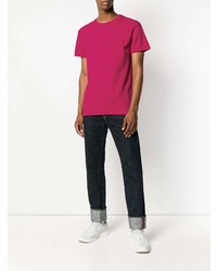 fuchsia T-Shirt mit einem Rundhalsausschnitt von Closed