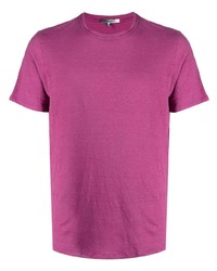 fuchsia T-Shirt mit einem Rundhalsausschnitt von Isabel Marant