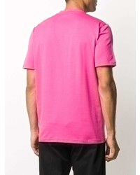 fuchsia T-Shirt mit einem Rundhalsausschnitt von Givenchy