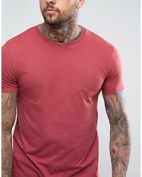 fuchsia T-Shirt mit einem Rundhalsausschnitt von Asos