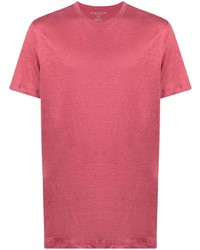 fuchsia T-Shirt mit einem Rundhalsausschnitt von Majestic Filatures