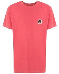 fuchsia T-Shirt mit einem Rundhalsausschnitt von OSKLEN