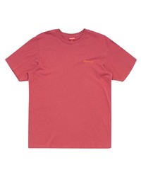 fuchsia T-Shirt mit einem Rundhalsausschnitt von Supreme