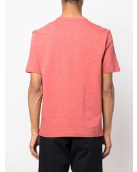 fuchsia T-Shirt mit einem Rundhalsausschnitt von PS Paul Smith