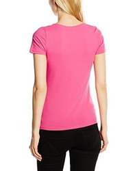 fuchsia T-shirt von Fruit of the Loom