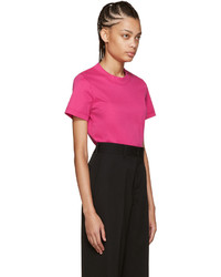 fuchsia T-shirt von Junya Watanabe