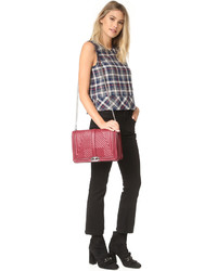 fuchsia Taschen mit geometrischem Muster von Rebecca Minkoff