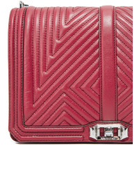 fuchsia Taschen mit geometrischem Muster von Rebecca Minkoff