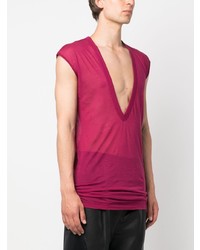 fuchsia Trägershirt von Rick Owens